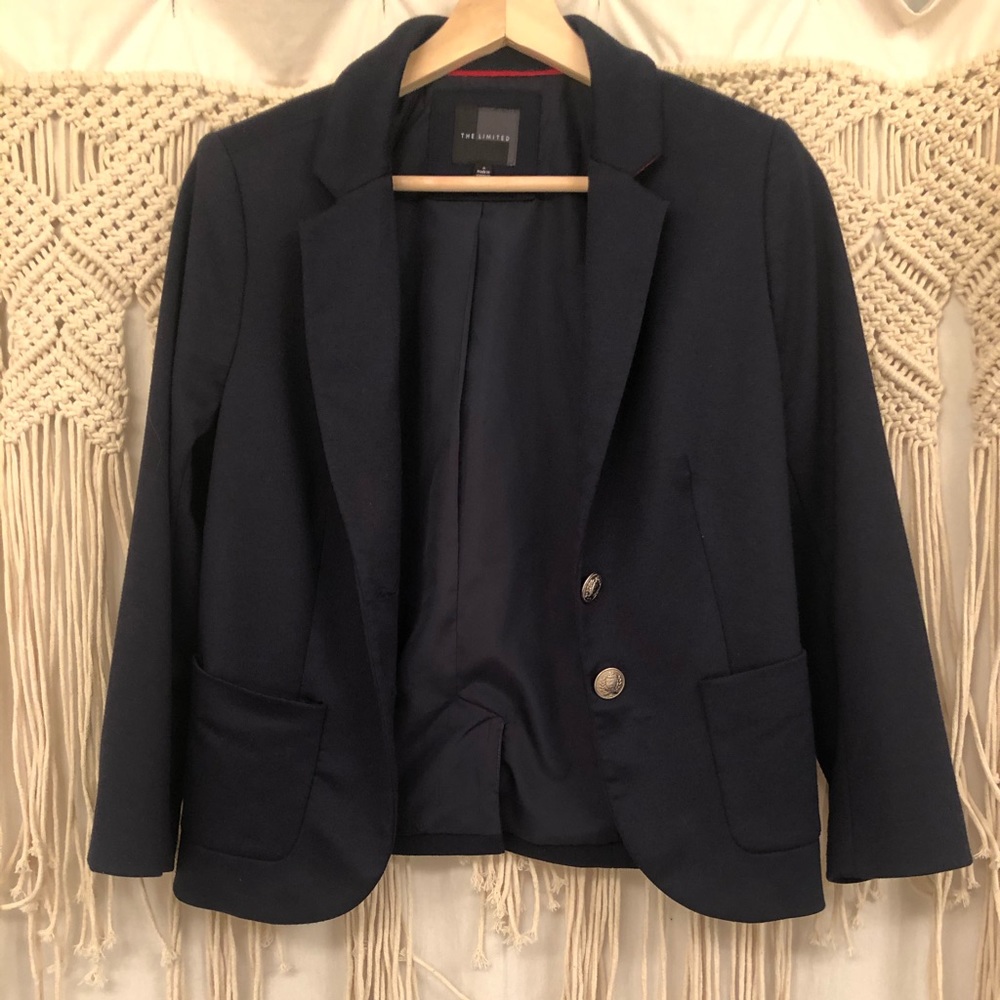 The Limited Navy Blazer